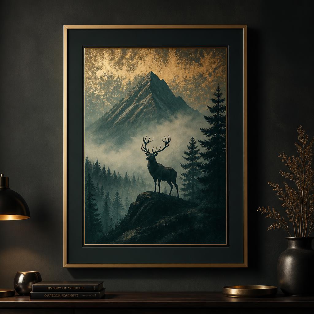 Stag Ridge Art Print